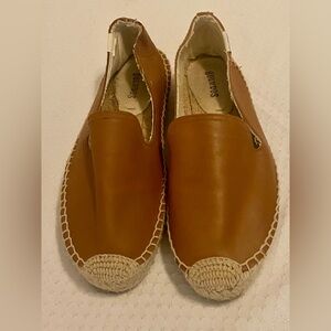 SOLUDO’S Women’s Brown Slip-On Espadrille Loafers - Casual Shoes, size 6.5
